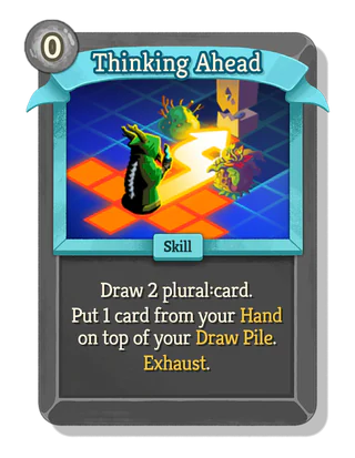 Thinking Ahead
