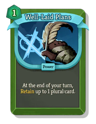 Well-Laid Plans