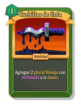 Cuchillas de tinta