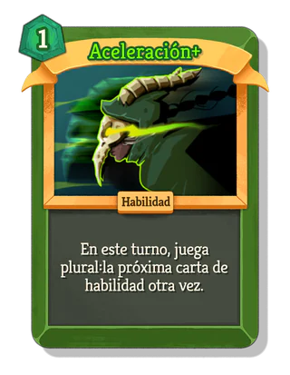 Aceleración +