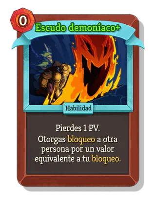 Escudo demoníaco +