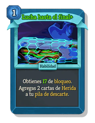 Lucha hasta el final +
