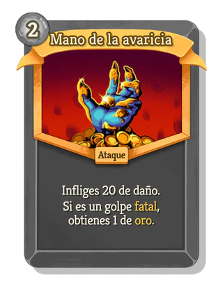 Mano de la avaricia