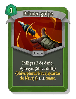 Primer golpe