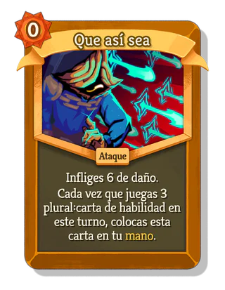 Que así sea