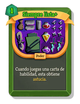 Siempre lista +