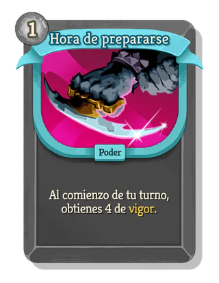 Hora de prepararse