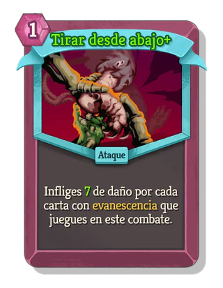 Tirar desde abajo +