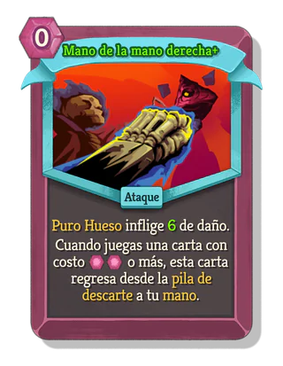 Mano de la mano derecha +