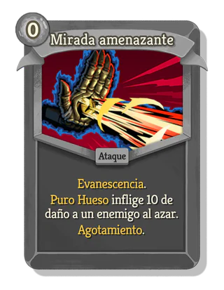 Mirada amenazante