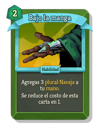 Bajo la manga