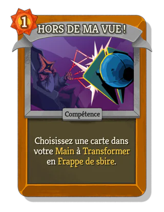 HORS DE MA VUE !