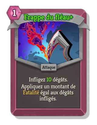 Frappe du fléau +