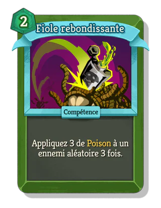 Fiole rebondissante