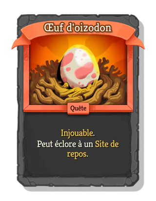 Œuf d'oizodon