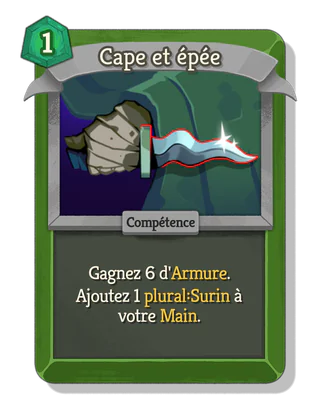 Cape et épée