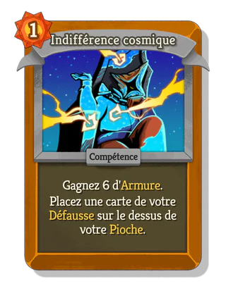 Indifférence cosmique