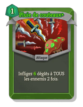 Pluie de couteaux +