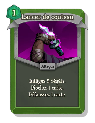 Lancer de couteau