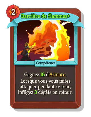 Barrière de flammes +