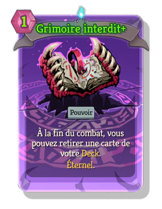 Grimoire interdit +