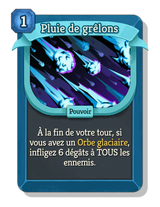 Pluie de grêlons