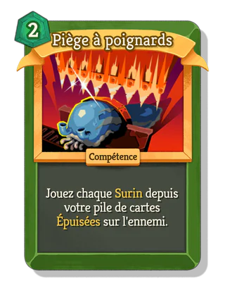 Piège à poignards