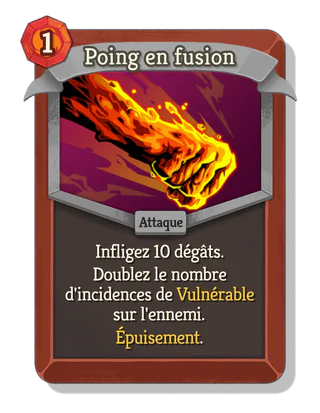 Poing en fusion