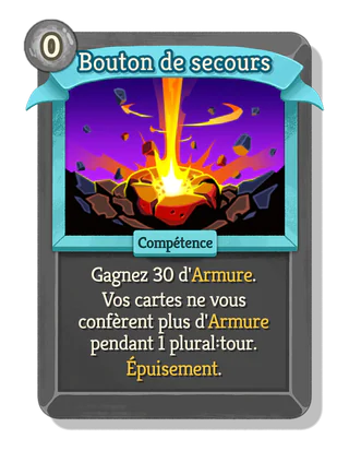 Bouton de secours