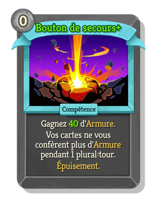 Bouton de secours +
