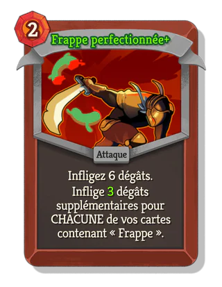 Frappe perfectionnée +
