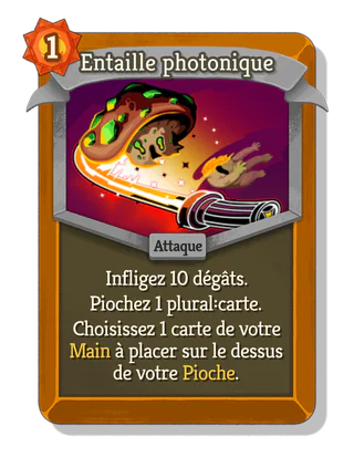 Entaille photonique