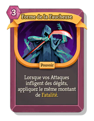 Forme de la Faucheuse