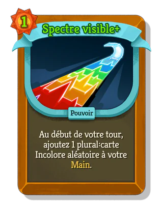 Spectre visible +