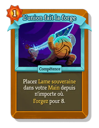L'union fait la forge