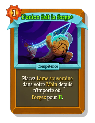 L'union fait la forge +