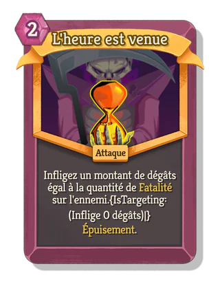 L'heure est venue