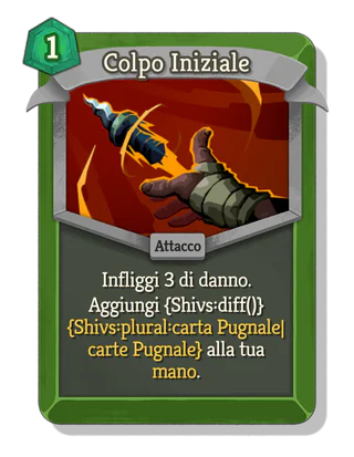 Colpo Iniziale