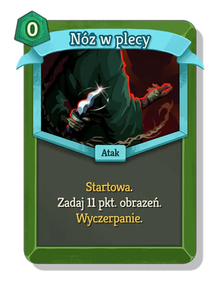 Nóż w plecy