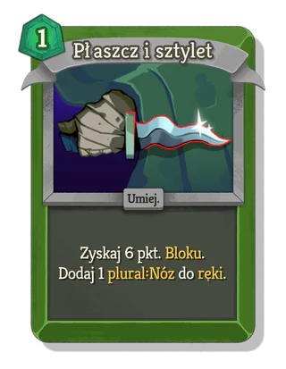 Płaszcz i sztylet