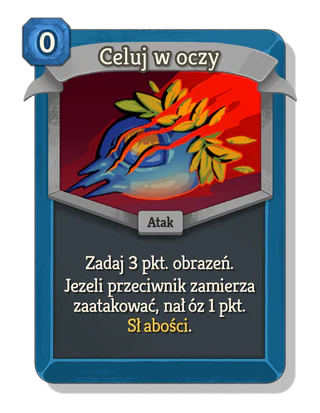 Celuj w oczy