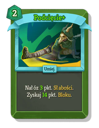 Podcięcie +