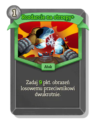 Rozdarcie na strzępy +