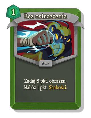 Bez ostrzeżenia