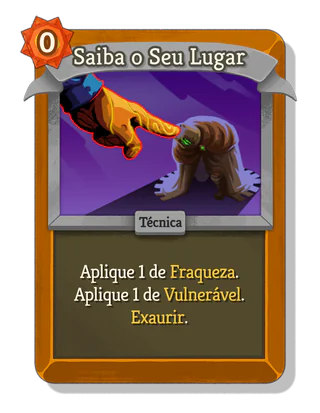 Saiba o Seu Lugar