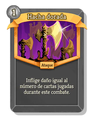 Hacha dorada