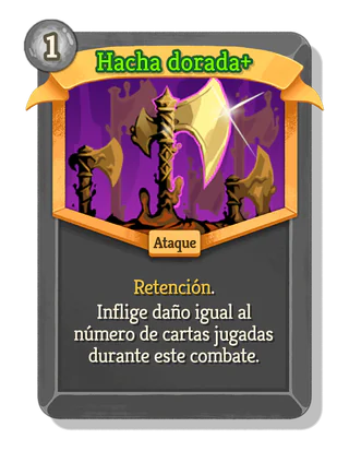 Hacha dorada +