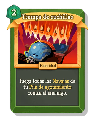 Trampa de cuchillas
