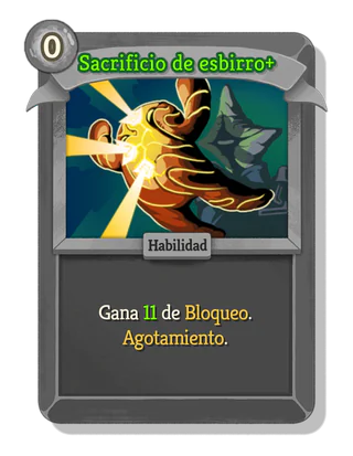 Sacrificio de esbirro +