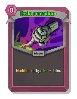 Dedo acusador +